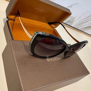 Bvlgari Serpenti Black Sunglasses
